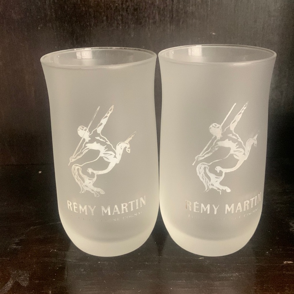 Two Remy Martin Glasses